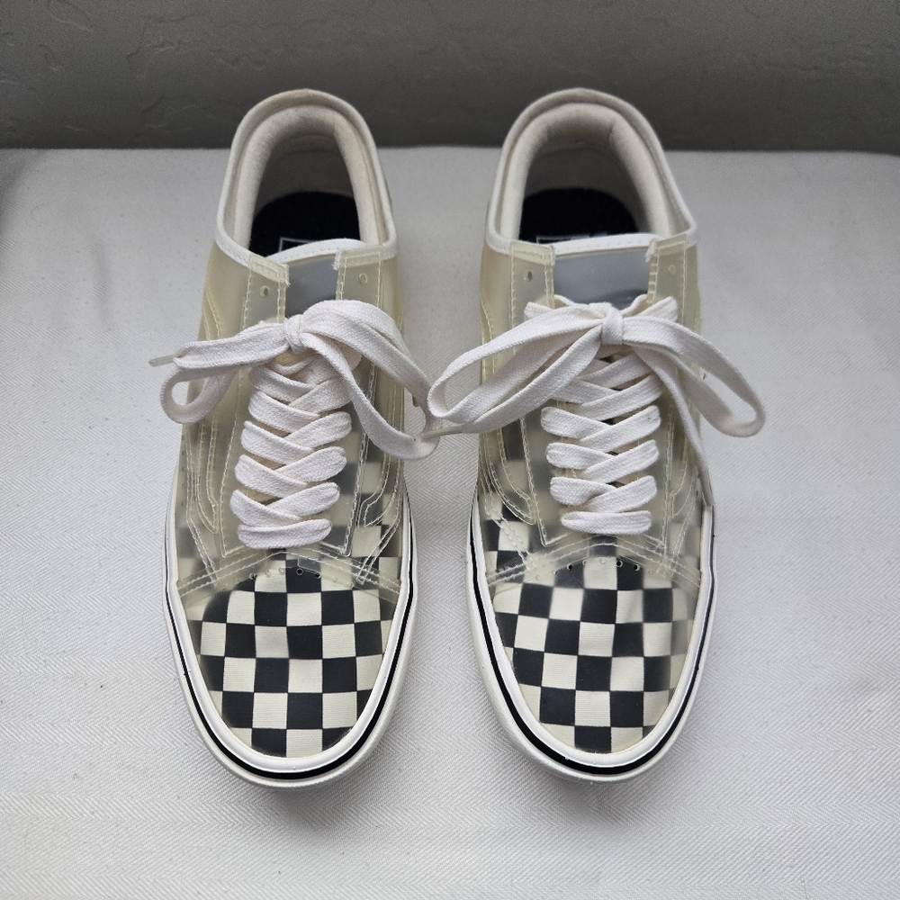 Vans ComfyCush Slip-Skool Checkerboard Shoes NWOT